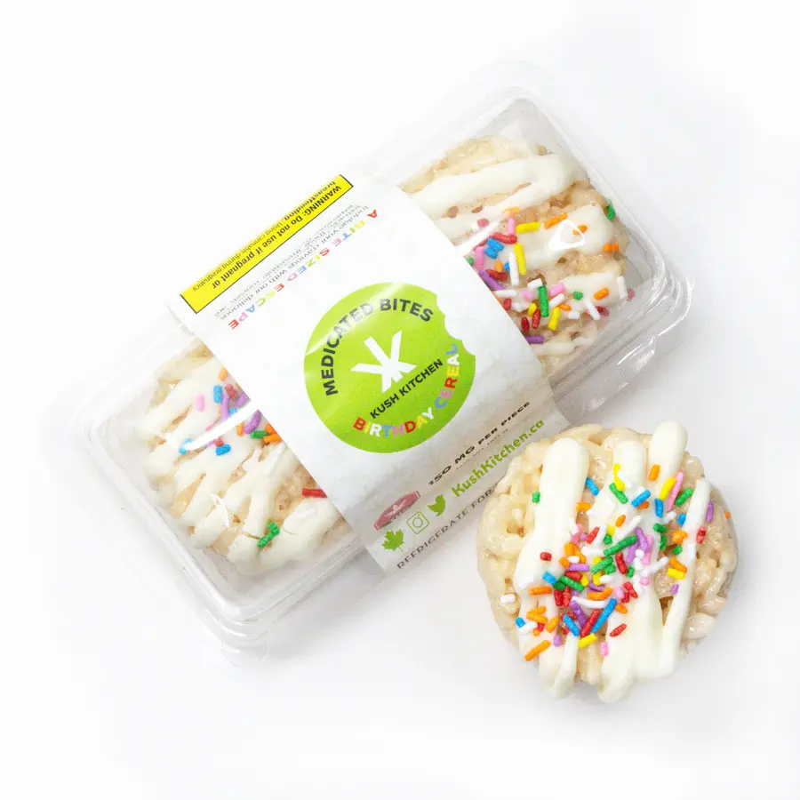 300mg Birthday Cereal Rice Crispy by Kush Kitchen