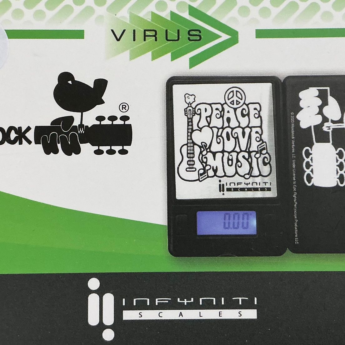 WSV Woodstock Peace Love Music Digital 50g x 0.01g