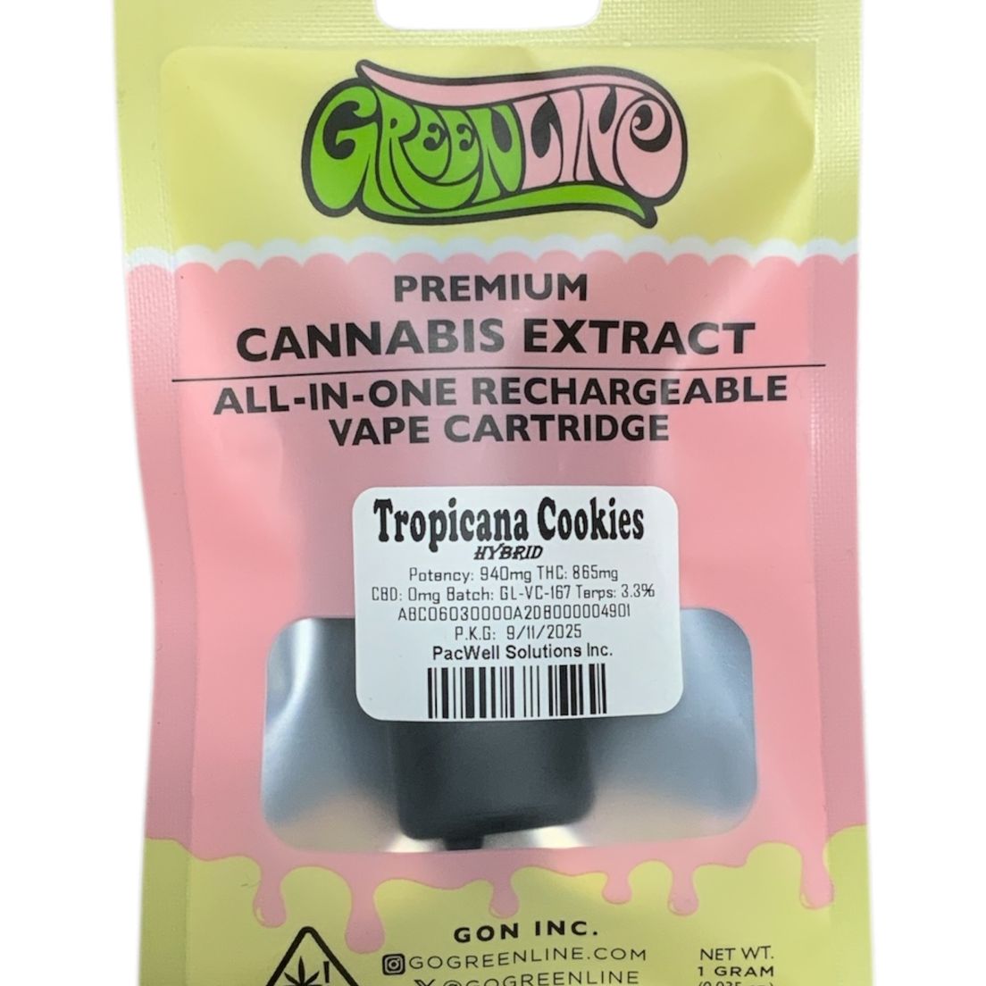 Greenline - Tropicana Cookies AIO 1g