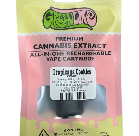 Greenline - Tropicana Cookies AIO 1g