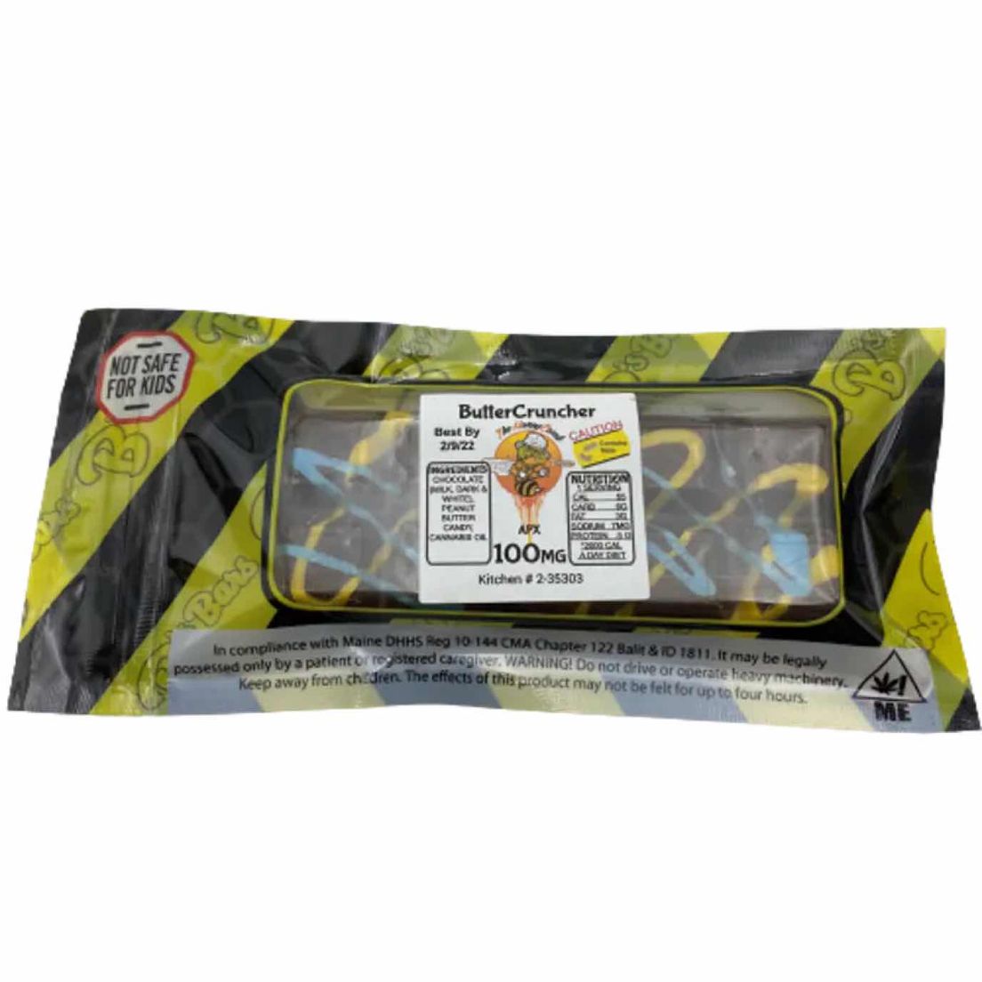 HCF Butter Cruncher Chocolate 200mg