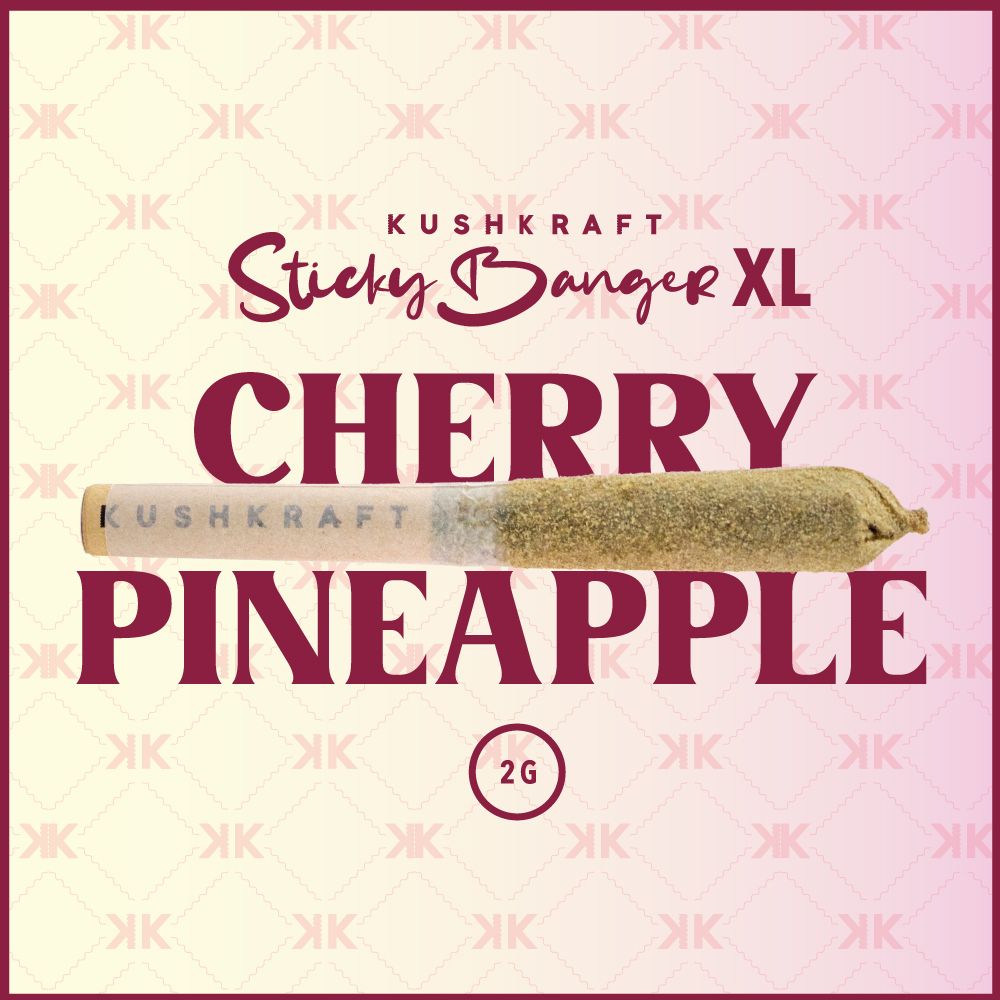 1 x 2G XL Infused Sticky Banger Indica Cherry Pineapple by KushKraft