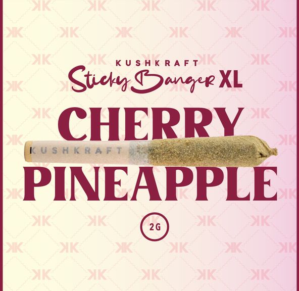 1 x 2G XL Infused Sticky Banger Indica Cherry Pineapple by KushKraft