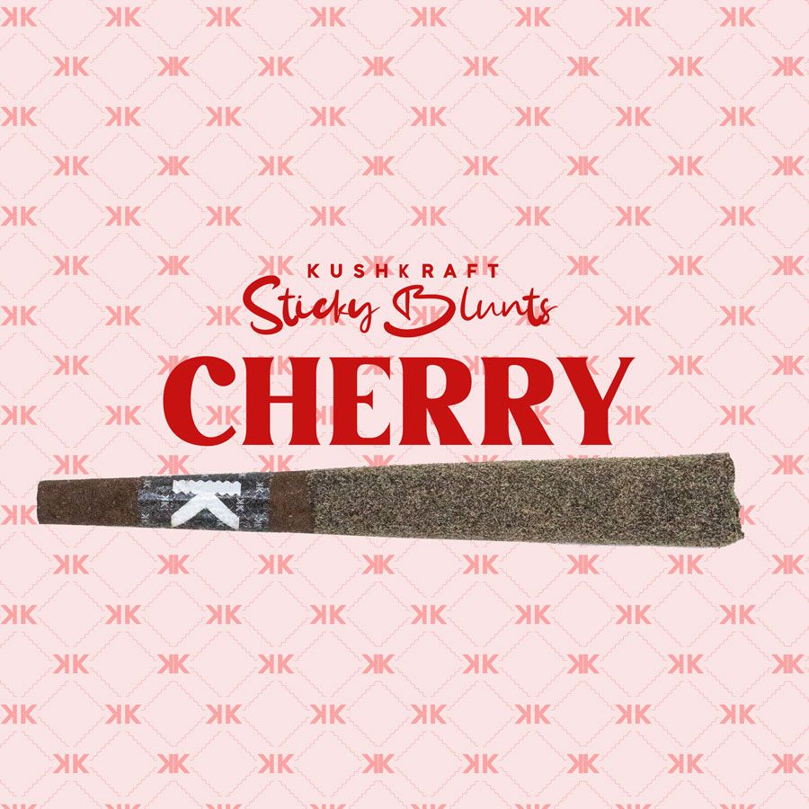 1 x 1g Shatter Infused Blunt Hybrid Cherry by KushKraft