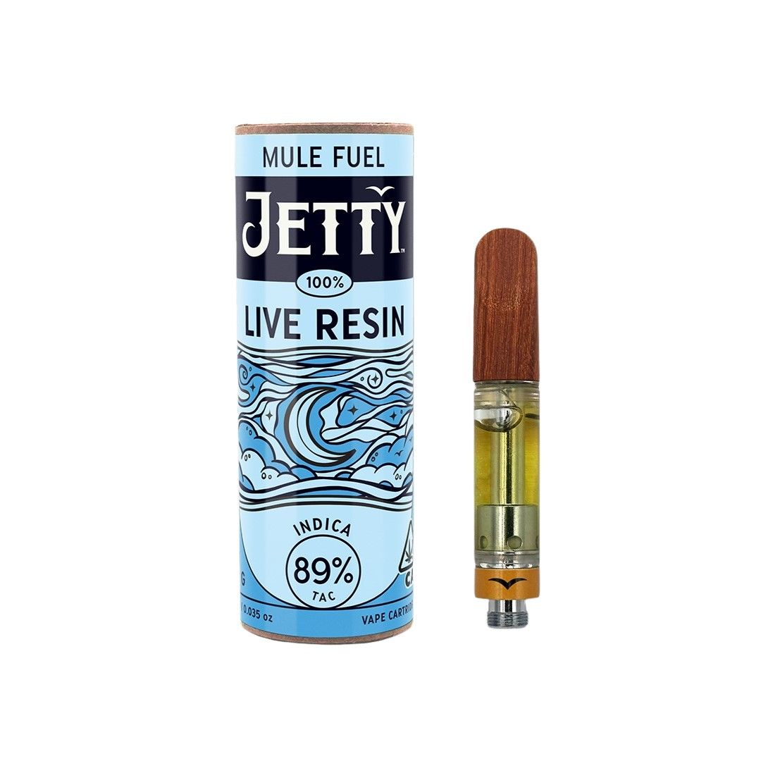 Jetty Live Resin Cartridge Mule Fuel 1g