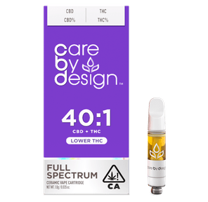 Care By Design | Vape Cart | 1g | Full Spectrum | 40:1 CBD/THC