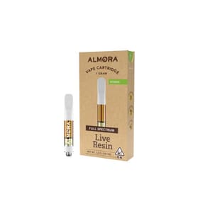 Almora Farm Live Resin Cartridge Banana Punch 1g