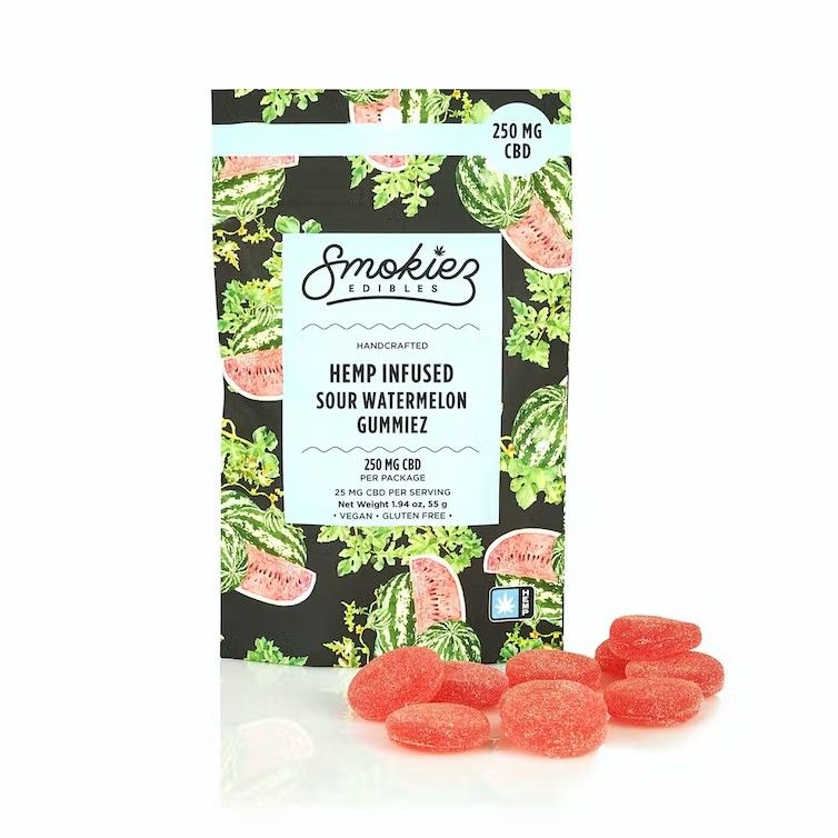 Sour Watermelon Multi Piece Gummiez - 250mg CBD
