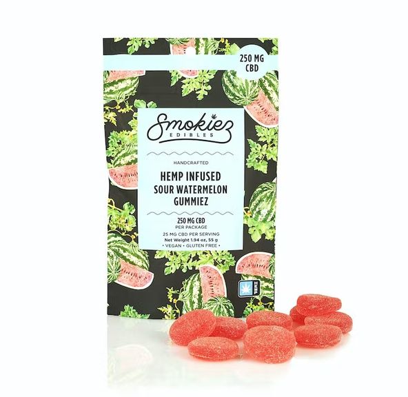 Sour Watermelon Multi Piece Gummiez - 250mg CBD