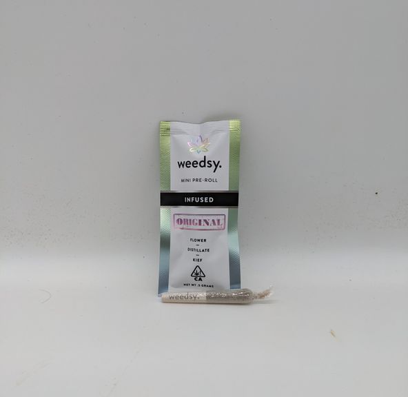 CC WEEDSY MINI INFUSED PREROLL ORIGINAL .5G