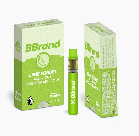 BBrand Disposable Cartridge Lime Sorbet 1g