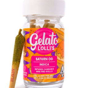Gelato Infused Mini Pre-roll 5pk Saturn OG 3g