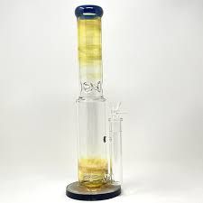 15.5" FUMED STEMLESS DISK PERC BONG 18MM