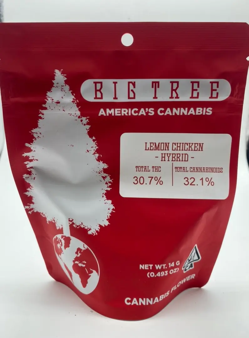 Lemon Chicken (hybrid) - 14g Flower (THC 30%) by Big Tree **Buy 2 for $90**
