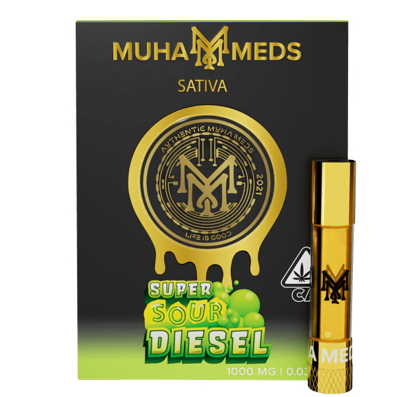 Muha | Vape Cart | 1g | Distillate | Super Sour Diesel