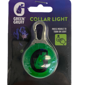 Green Gruff Dog Collar Light | $5.00