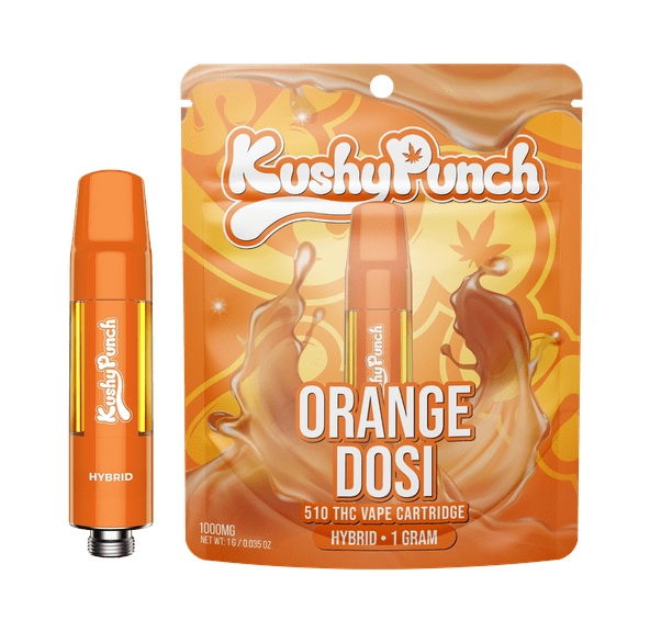 Kushy Punch | Vape Cart | 1g | Orange Dosi
