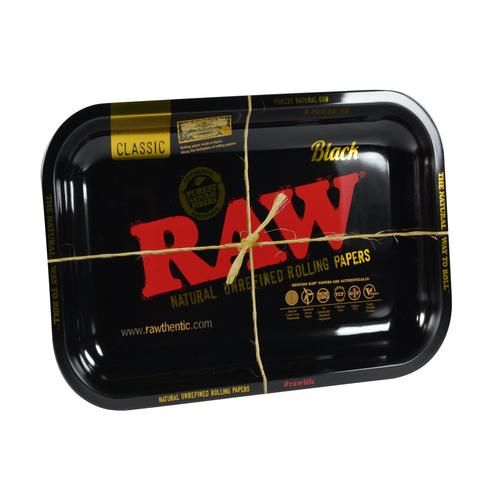 LIMITED EDITION BLACK AND GOLD ROLLING TRAY