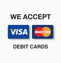 ..Pay with Debit Card at the Checkout (3$ fee)