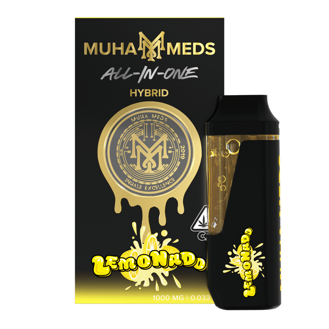 Muha | AIO Vape | 1g | Distillate | Lemonado