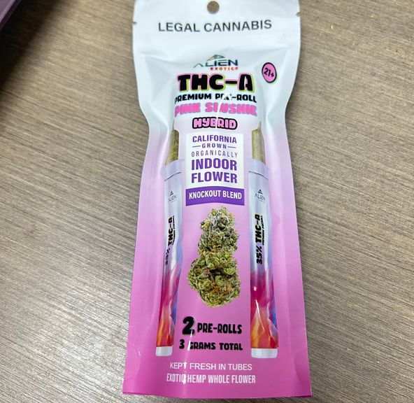 Alen Exotics THCA 2pk Pre-Roll - Pink Slushy