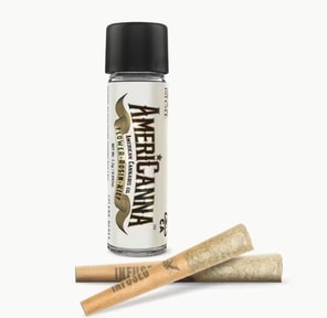 Americanna - Blackberry Kush Infused Preroll 2 Pack 1g