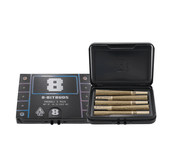 8 Bit Buds - (x5) 1g Preroll - 5g - Gumbo