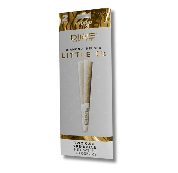 Dime | Infused Prerolls | 2 x .5g | Diamonds | Animal Sherb Mintz