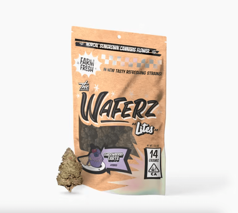 Waferz Lites: Shadowberry Tarts - 14g Big Nug Flower