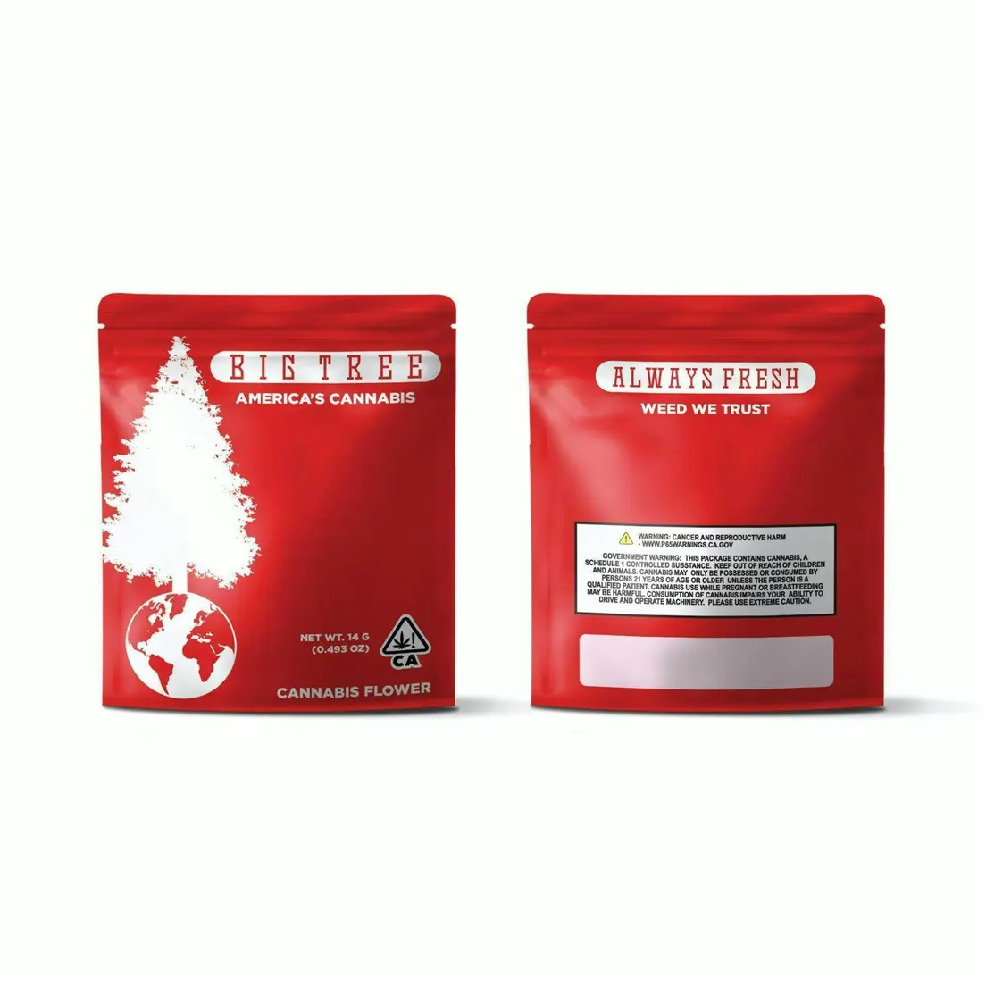 Big Tree - 14g Flower Bag -Pacific Cooler