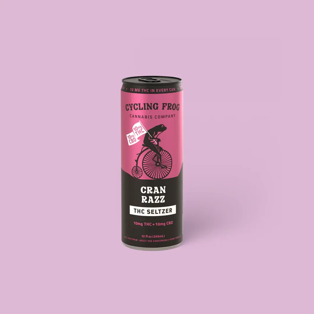 CF 10mg THC Cran Razz Seltzer, Single