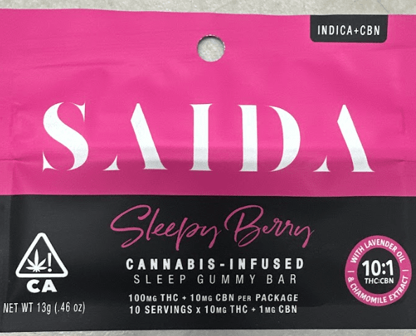 Gummy Bar - Sleepy Berry 100mg THC/10mg CBN