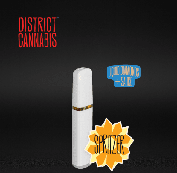 District Cannabis | Spritzer | Liquid Diamond and Sauce Disposable Cartridge | 0.5g | Hybrid