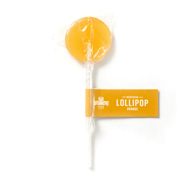 Orange 100mg Medicated Lollipop by Kush Kitchen