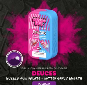 Bodega Boyz - 2g Deuces - Cotton Candy Breath/ Bubble Gum Gelato