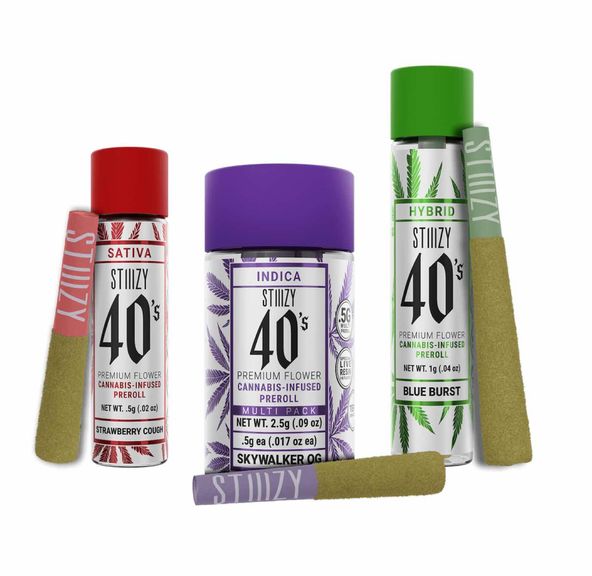 Stiiizy 40's - 1g Infused Pre-Roll (Blue Burst)