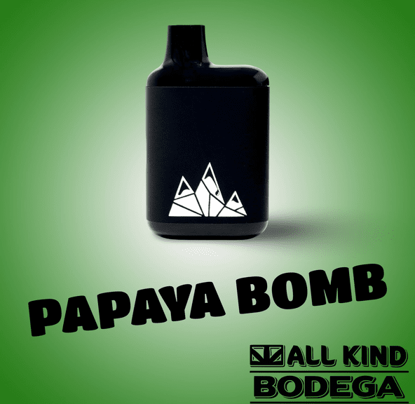 Papaya Bomb 1g Disposable Cured Resin Vape Cart (@Pamolab)
