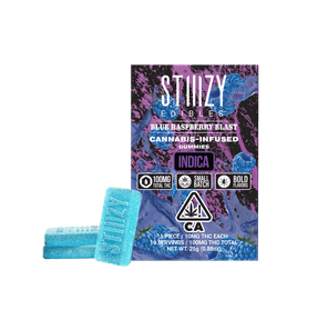STIIIZY EDIBLES - 100MG BLUE RASPBERRY BLAST