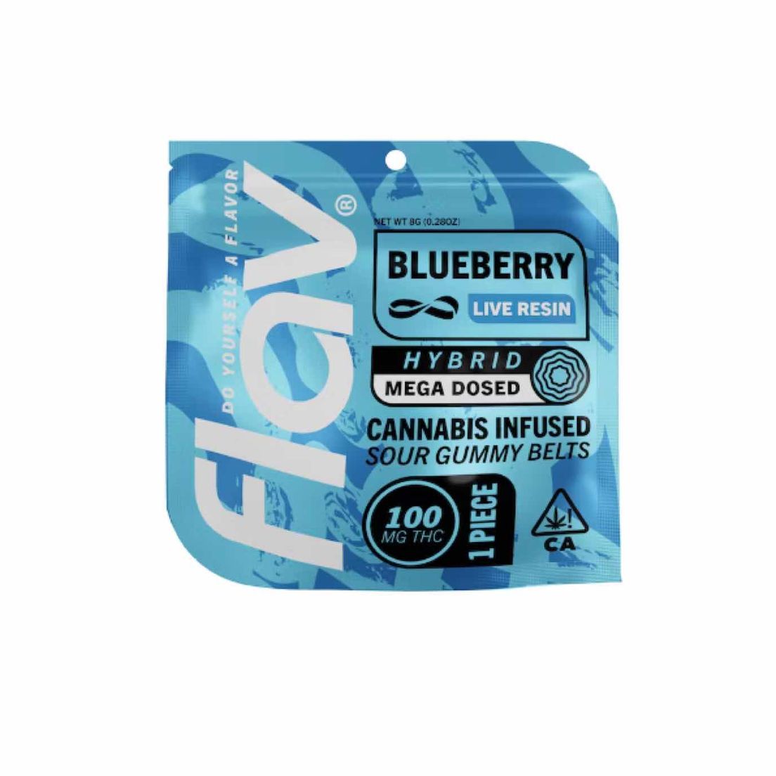 Flav - Macro Belt - Blueberry - Live Resin - 100mg