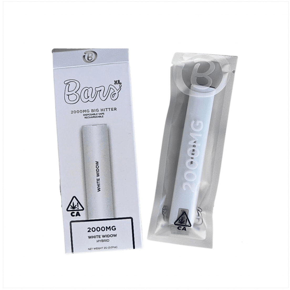 Bars 2G Disposable White Widow
