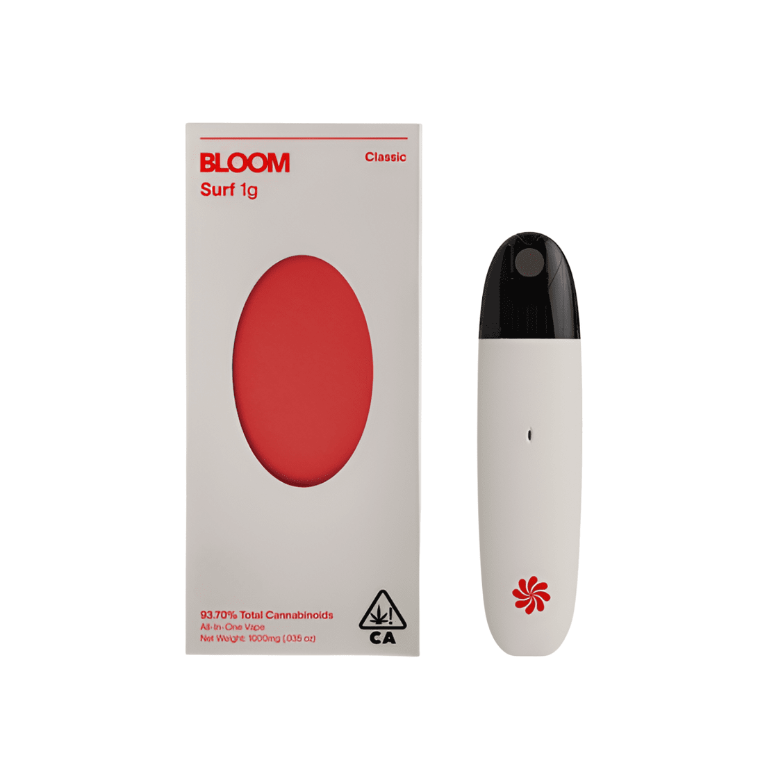 Bloom | AIO Vape | 1g | Surf Classic Distillate | Maui Wowie