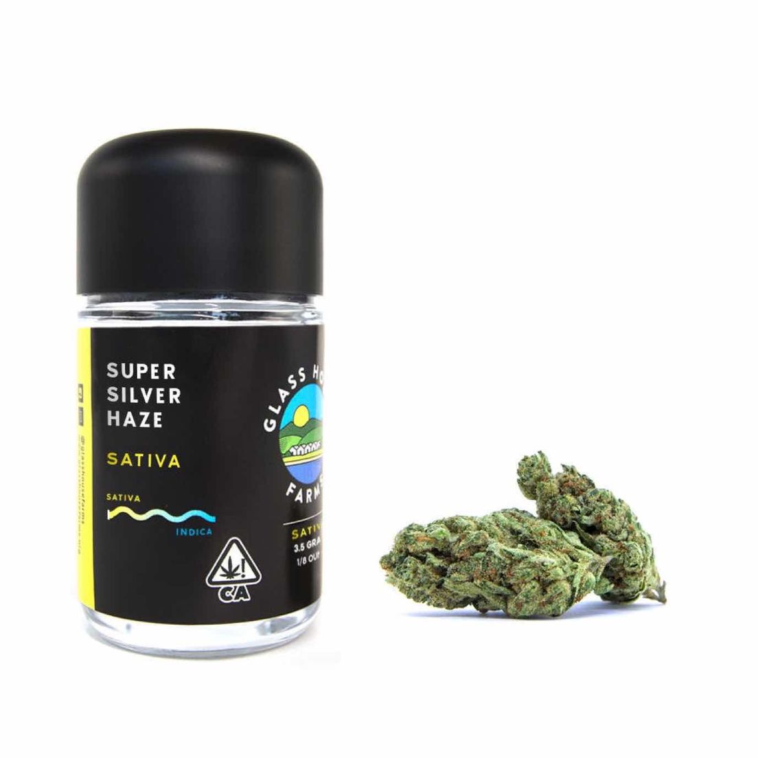 Glass House Farms Super Silver Haze 3.5g Jar