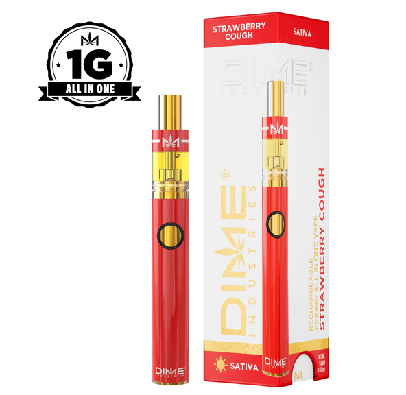 Dime | AIO Vape | 1g | Signature Distillate | Strawberry Cough