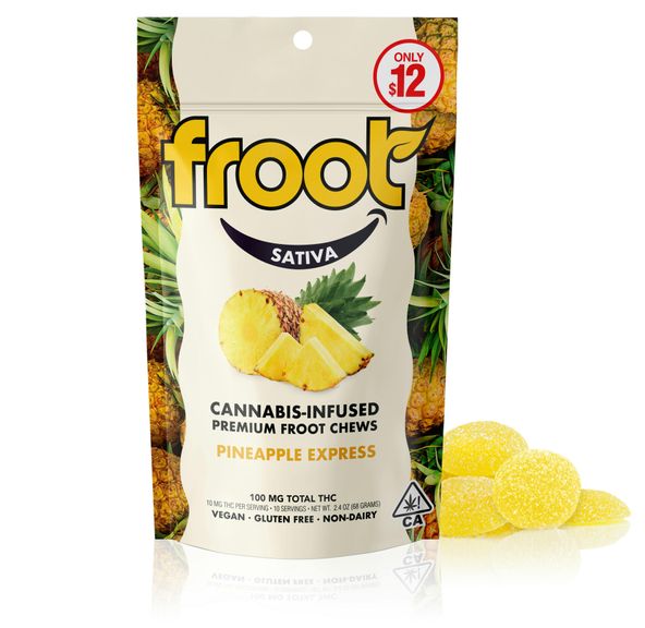 Froot Pineapple Express Gummies 100mg THC