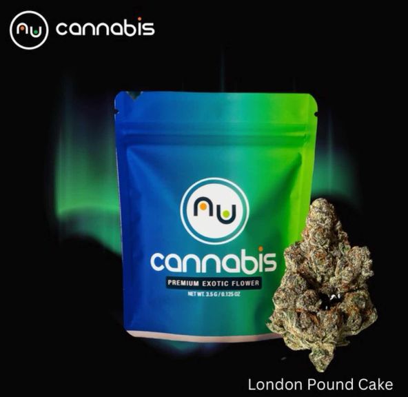 NuCannabis - London Pound Cake 28G - PREMIUM INDOOR FLOWER