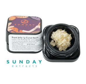 1g Concentrate Cured Resin - Royal Jelly (Sunday Extracts)