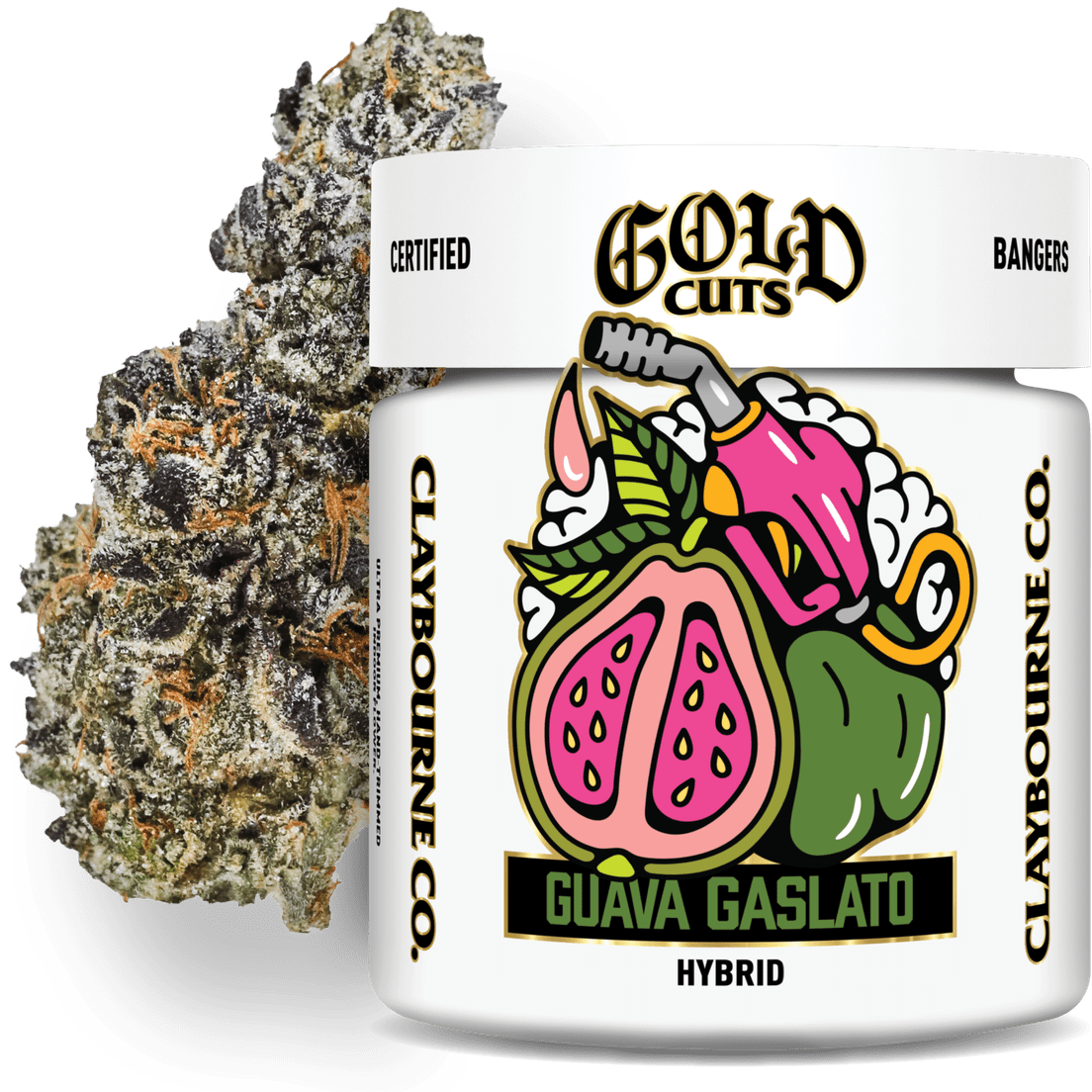 Claybourne Co. - Gold Cuts - 3.5g - Guava Gaslato