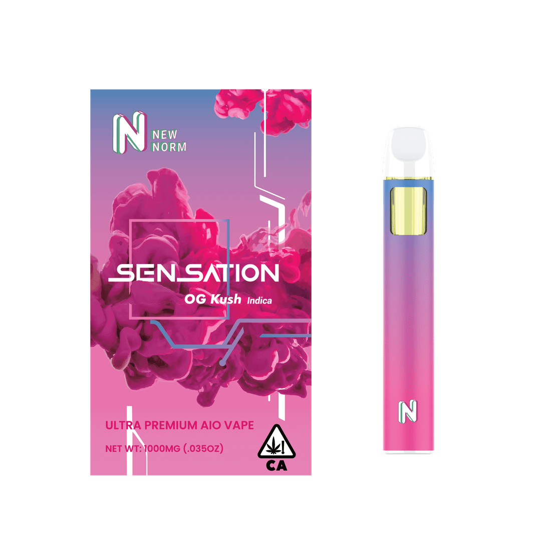 New Normal | AIO Vape | 1g | Sensation | OG Kush