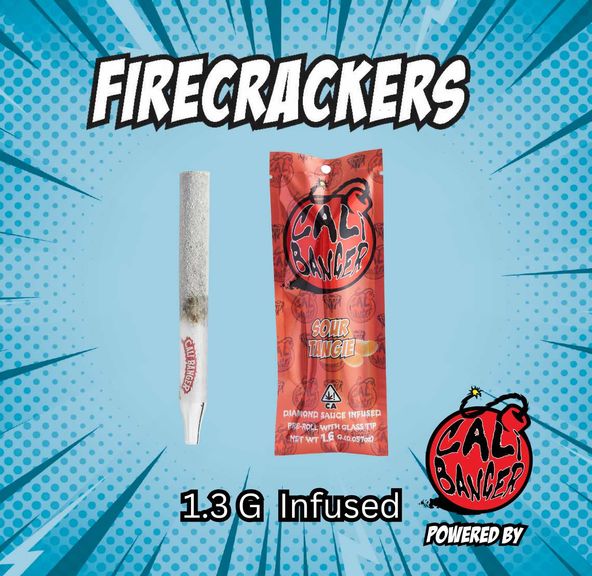 Firecracker Infused Pre-Roll SOUR TANGIE 1.3 Gr