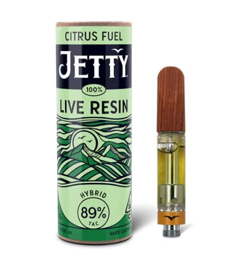 Jetty Live Resin Cartridge Citrus Fuel 1g
